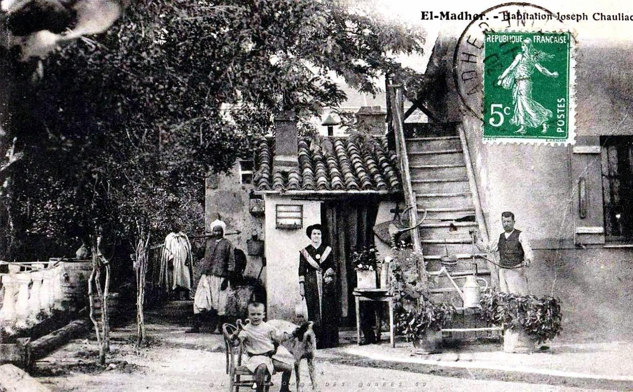 1916- El-Madher - Pres de Batna - Habitation Joseph Chauliac.jpg